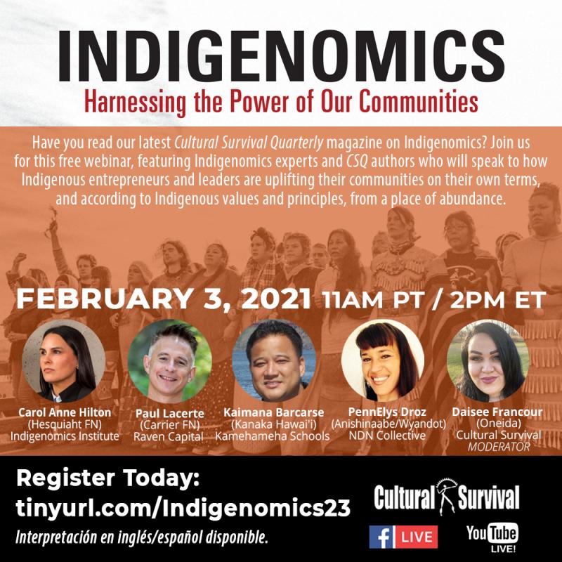 Indigenomics: Harnessing the Power of Our Communities
