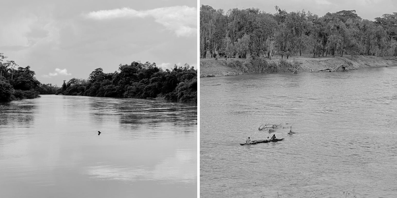 Río Wawa en la comunidad de Sagnilaya- Río Coco uno de los medios de vida de la población miskitu y mayagnas. Fotografía /